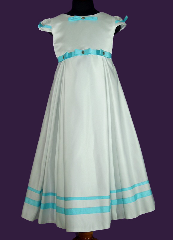  Нарядное платье Морячка (голубое), 
